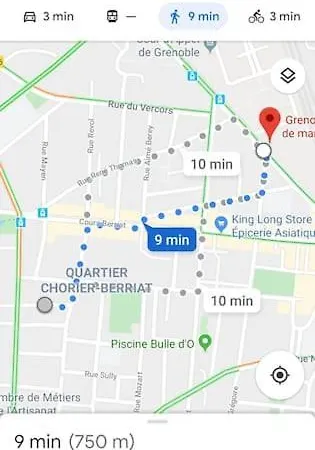 Avec Parking, Clim, Balcon, Proche Tram شقة غرونوبل